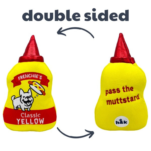 Lulubelles Power Plush Frenchie’s Muttstard Small
