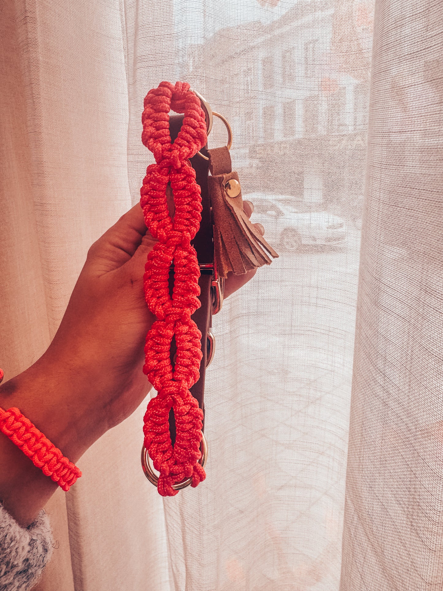 Halsband pink m/L