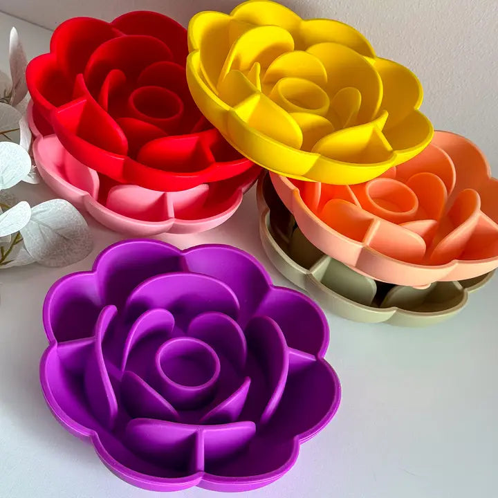 Slow Bowl Rose, voerbak voor honden en katten