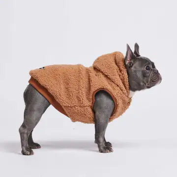 Spark Paws Teddy Sherpa Fleece Hondenjas - Bruin