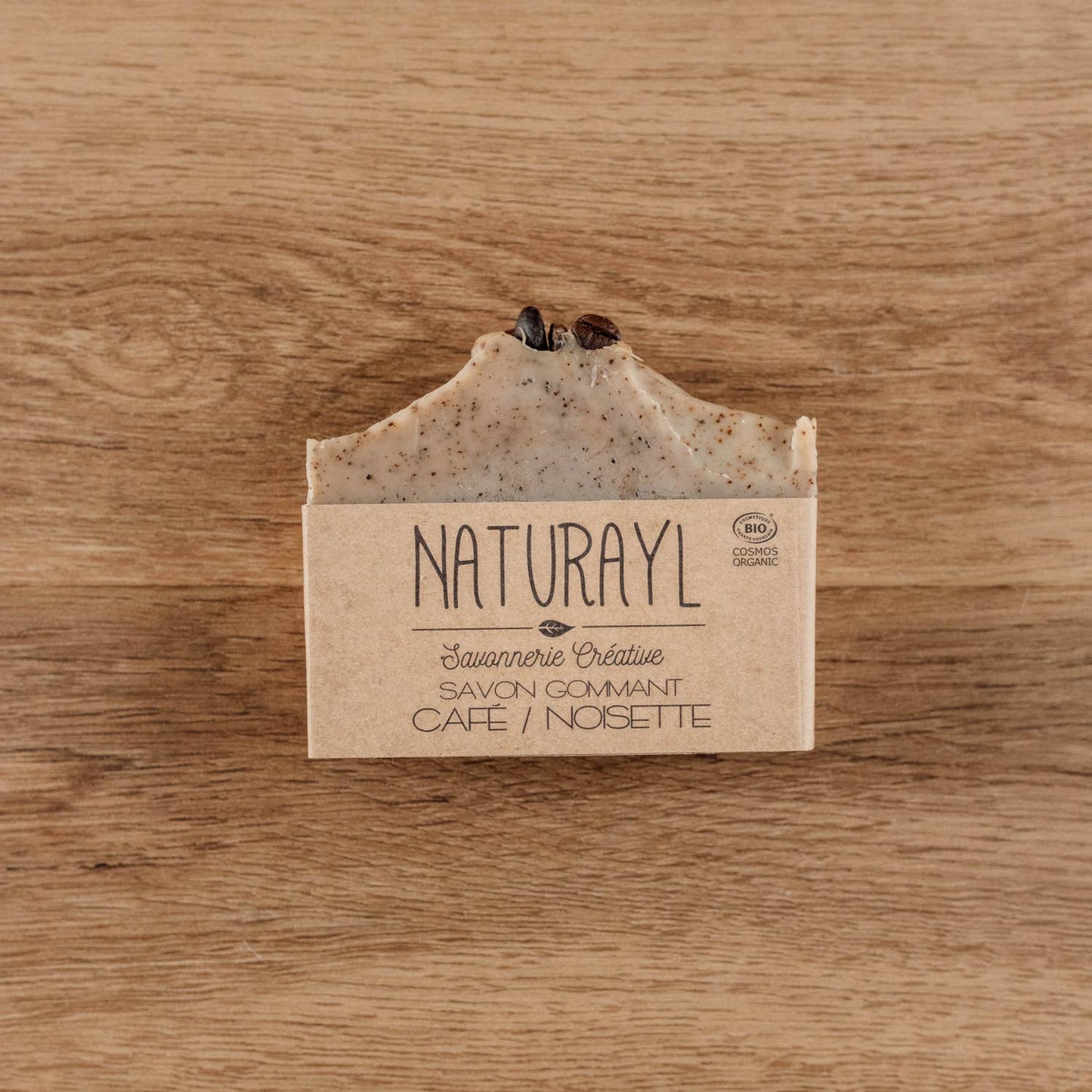 Naturayl - Koffie-/Hazelnoot Scrub Zeep voor Huidverzorging