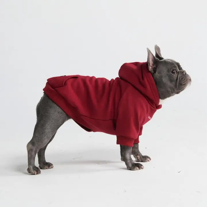 Spark Paws Essential Hondenhoodie - Bordeaux