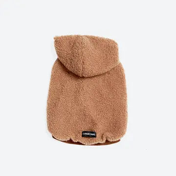 Spark Paws Teddy Sherpa Fleece Hondenjas - Bruin