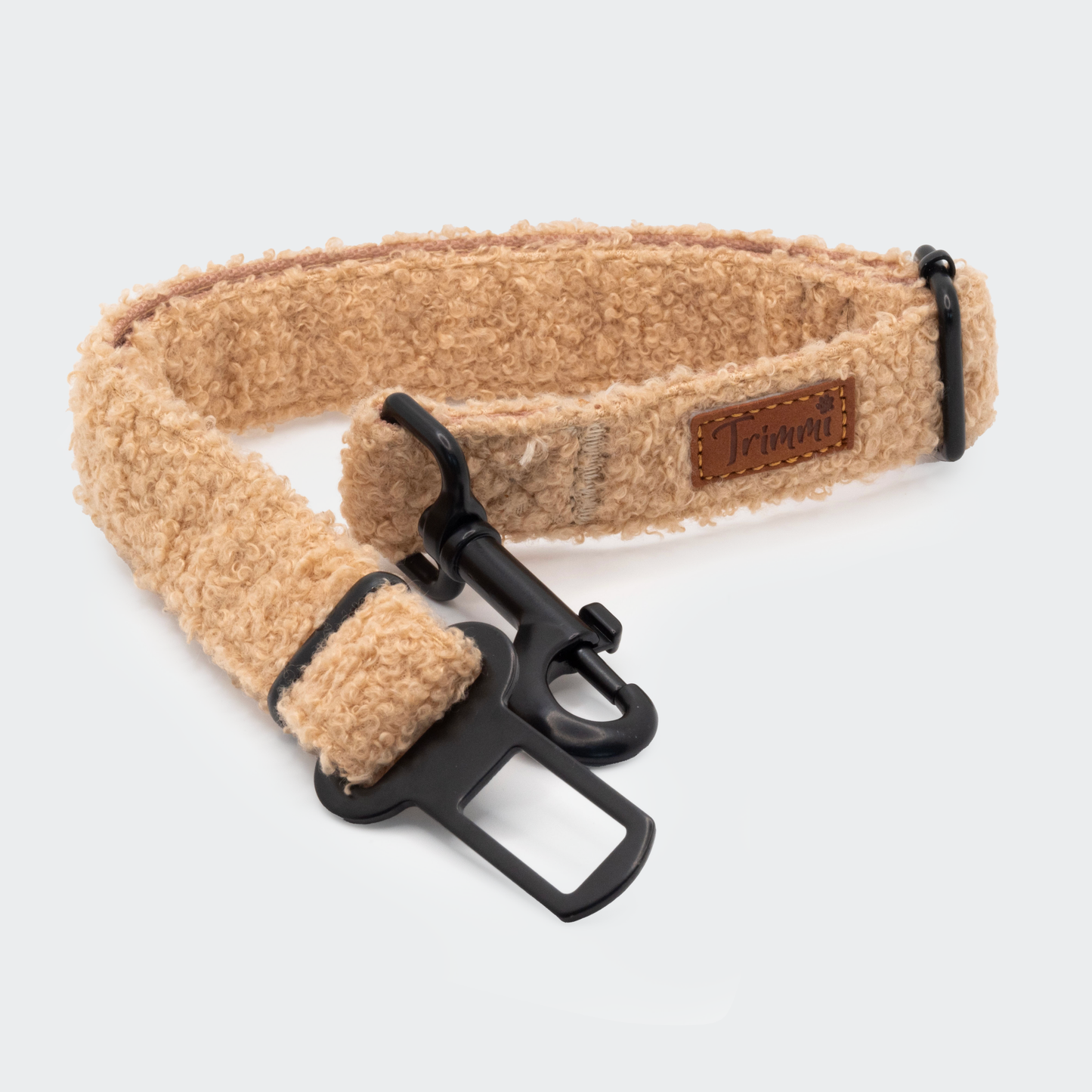 Trimmi - Teddy autogordel beige