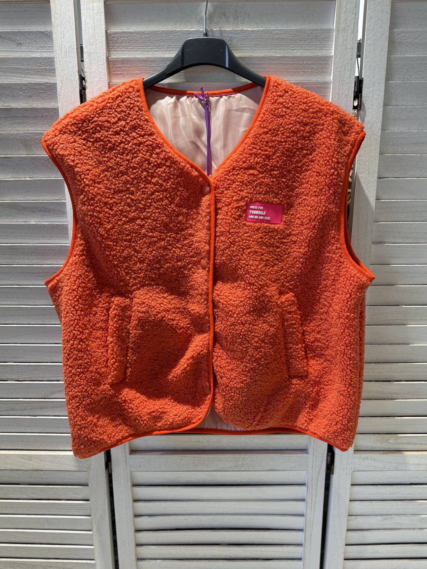 VICTORIA&ISAAC - Mouwloos vest van gestructureerd fleece