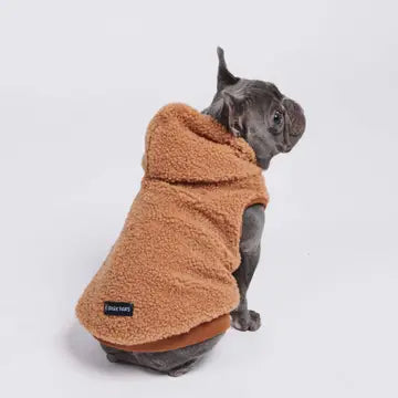 Spark Paws Teddy Sherpa Fleece Hondenjas - Bruin