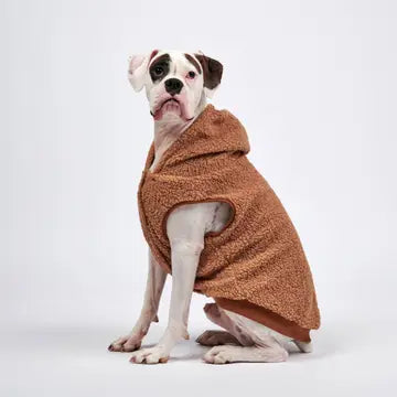 Spark Paws Teddy Sherpa Fleece Hondenjas - Bruin