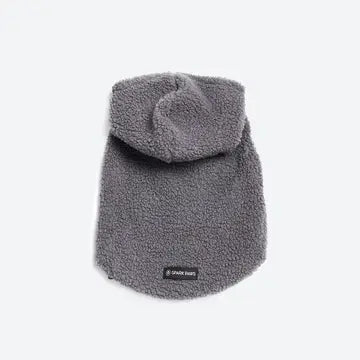 Spark Paws Teddy Sherpa Hondenjas - Grijs