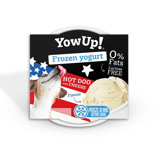 B&W Werbeartikel GmbH - Doggyroller - YowUp ijscrème-yoghurt hotdog-kaas (12 stuks) - 0% vet