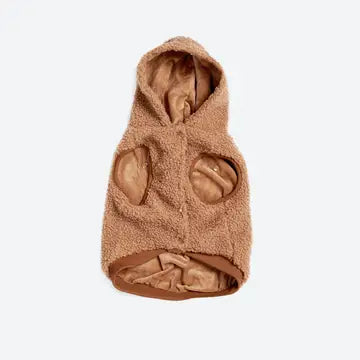 Spark Paws Teddy Sherpa Fleece Hondenjas - Bruin