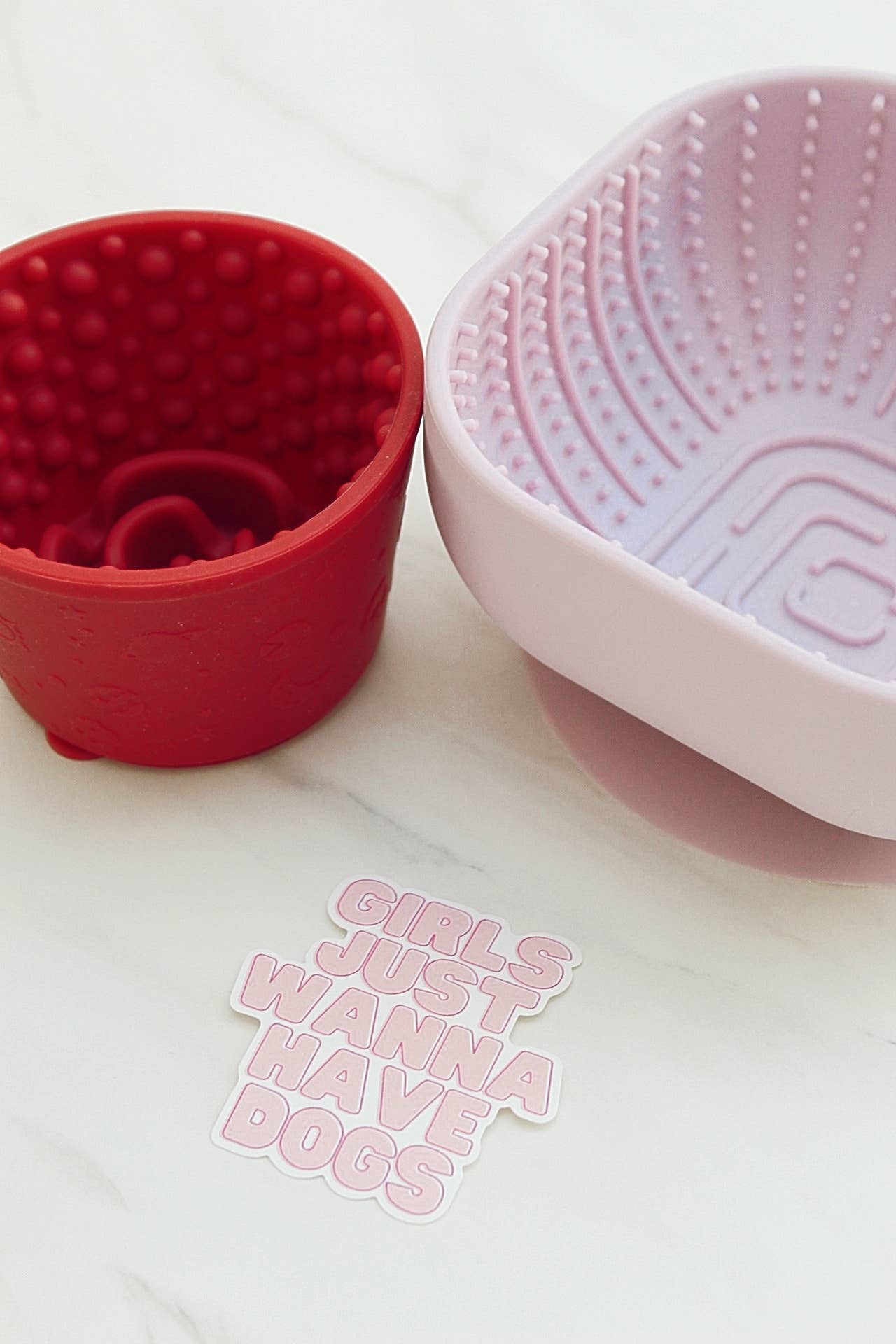 Babelle For Dogs - De Swirlie Lickbowl - Bourgogne