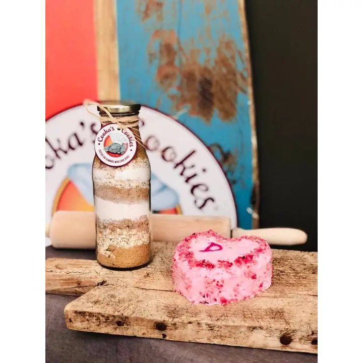 Cake in een Fles - Kip- of Garnalen Cake-Mix voor Honden