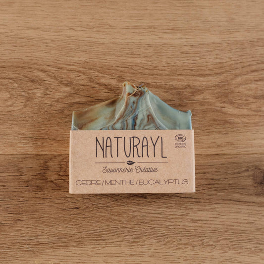 Naturayl - Zeep met ceder, munt en eucalyptus - hygiënische huidverzorging