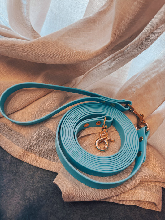 Blauwe training leash, 3,5m