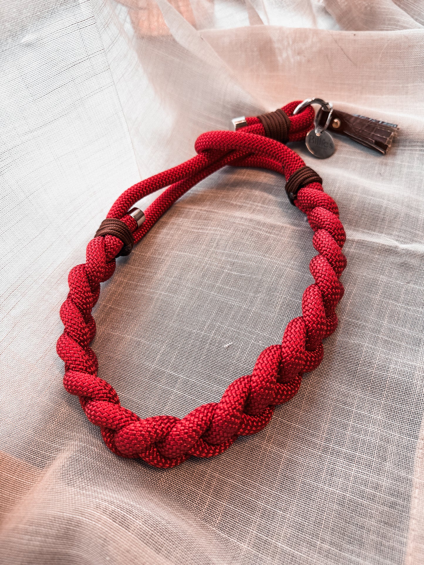 Red velvet halsband