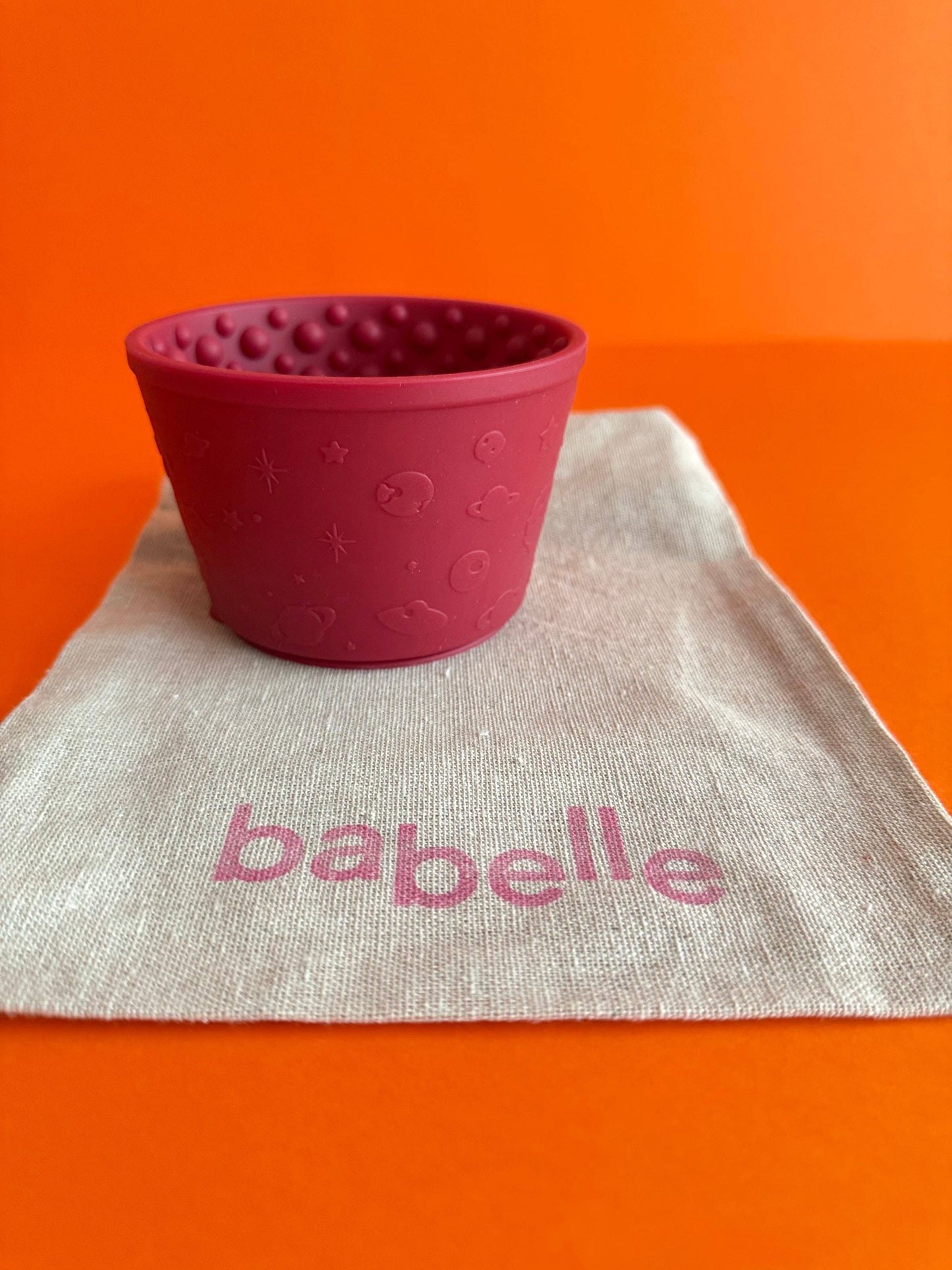 Babelle For Dogs - De Swirlie Lickbowl - Bourgogne