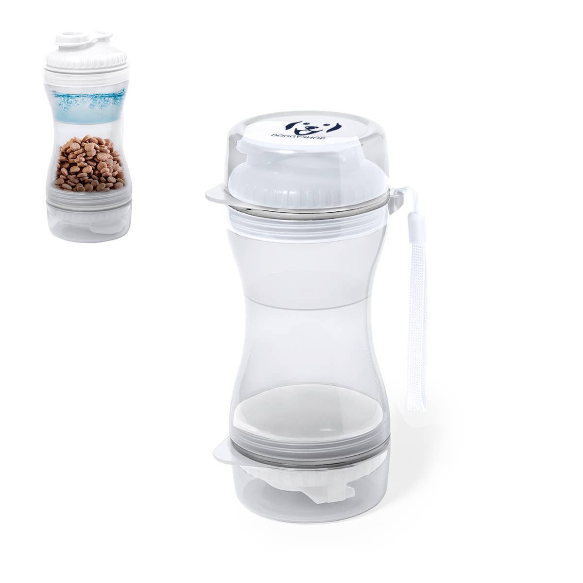 B&W Werbeartikel GmbH - Doggyroller - Combinatiefles voor voedsel en water