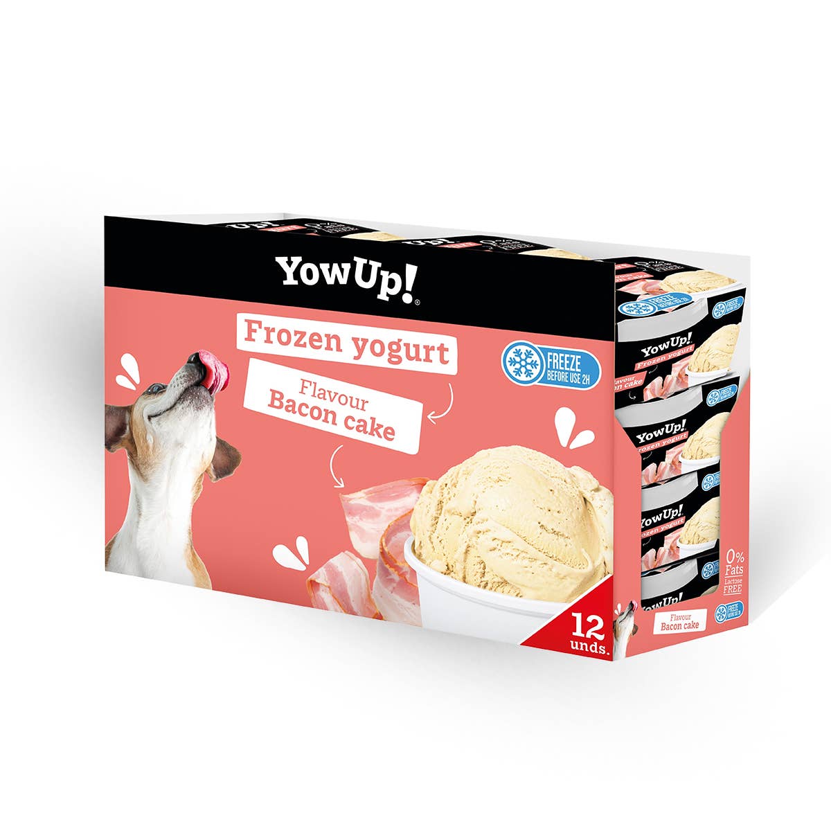 B&W Werbeartikel GmbH - Doggyroller - YowUp Ice Cream Yoghurt Bacon Cake (verpakking van 12) - Prebioticum