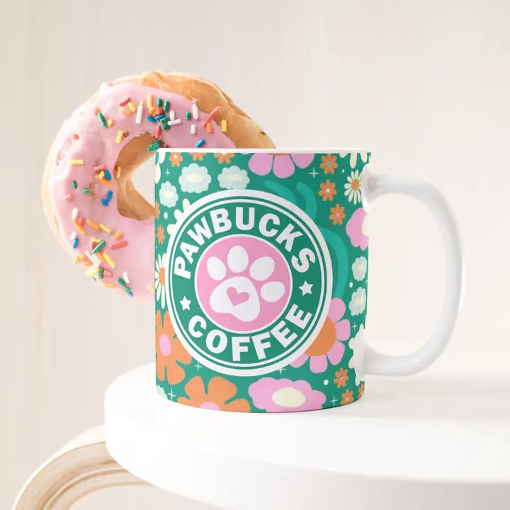 Mok Pawbucks koffie