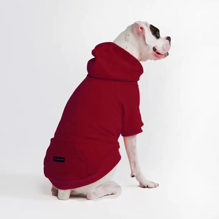 Spark Paws Essential Hondenhoodie - Bordeaux